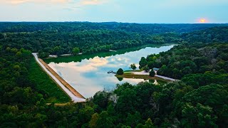 Cloudy Reflections (Williamsport Lakes, Tennessee, DJI, Air3S, Drone)