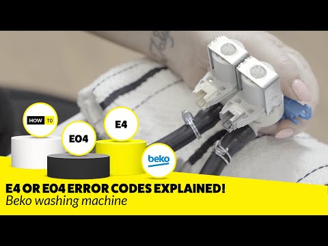 Stop The E4 or E04 Error On Your Beko Washing Machine Now!