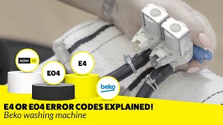 Stop The E4 or E04 Error On Your Beko Washing Machine Now!