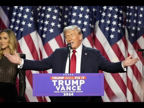 VIDEO: Donald Trump speaks after winning the 2024 Presidential Election