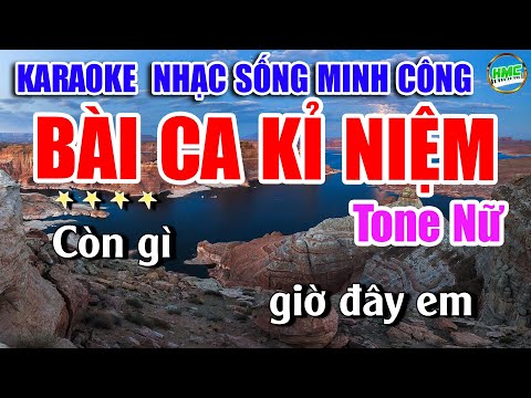 Karaoke Nhạc Sống Tone Nữ Dễ Hát | Chọn Lọc Nhạc Xưa Bolero Cực Hay – BÀI CA KỶ NIỆM