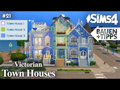 Stadthaus bauen! Die Sims 4 Victorian Town Houses #21 + Bau-Tipps (deutsch)