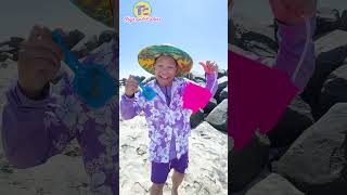 Beach Safety Adventure with Kaden Maddie Ellie & Andrea 🌊🏖️