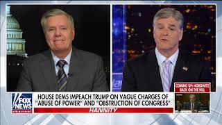 Sen. Lindsey Graham: Pelosi would lose her job if she didn't move toward impeachment
