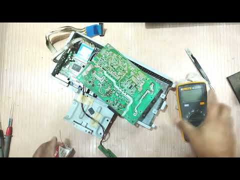 Computer monitor repairing, no cut✂ live video.