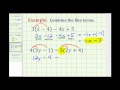 Combining Like Terms and Distributing