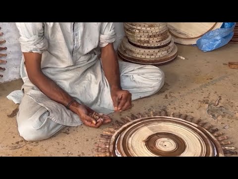 Incredible process of making wooden clock #woodworking #wood #work #experiment #making #shorts