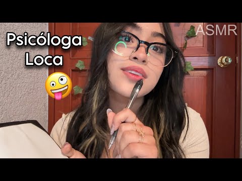 ASMR psicóloga loca te atiende 😳🧠