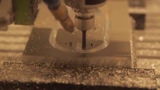 CNCPortalfräse Automatischer Werkzeugwechsel bau eines Aluminium Motorhalters vollautomatisch