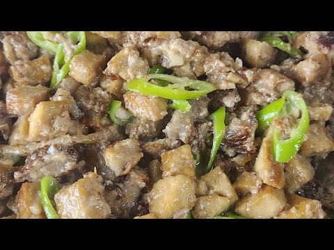 Pork and toffu bicol express