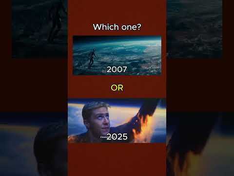 Then vs Now! silver surfer From ''Fantastic 4'' #shorts #marvel #fantasticfour