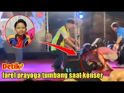 Detik - detik farel prayoga pingsan saat konser sampai di larikan ke rumah sakit ?