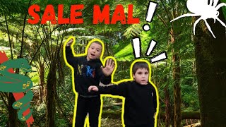 fui a un LABERINTO TERRORIFICO 😱😱 sale mal