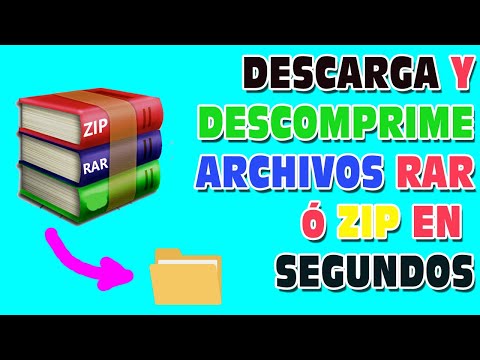 Como Descargar y DESCOMPRIMIR archivos RAR ZIP al Instante 2025