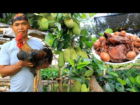 gudeg nangka daun jati ayam kampung kerupuk bunga