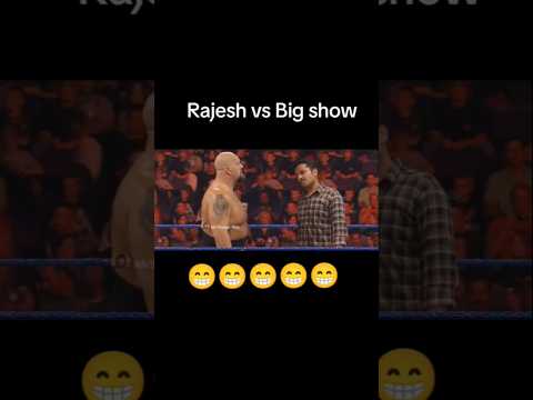 ഇതൊക്കെ ആരാടെ പടച്ചു വിടുന്നെ😂 Rajesh vs Big Show😳 #wwe #shorts #bigshow