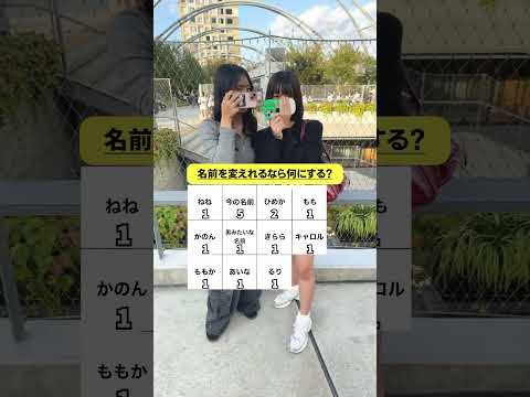 名前を変えられるなら何にしたい？#クイズ #雑学