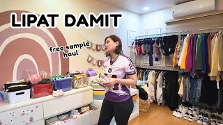 FREE SAMPLE HAUL + ANG CUTE MAG USAP NI OLI AT LOUIE! | AustriaFamilyVlogs