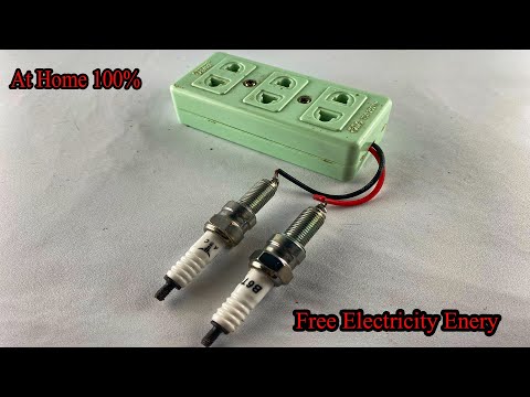 Technology Making Free Electricity Energy 220 Volt For Use At Home 100% #technology #amazing #diy