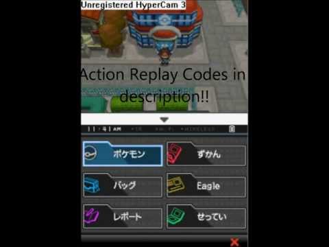pokemon black 2 cheats action replay ds pc usa pp and hp