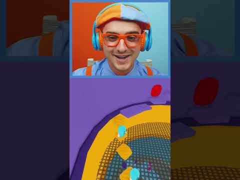 Can Blippi Escape The LAVA MAZE? ๐ฅ #shorts #blippi #roblox