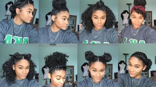 Natural Hair 4 Bun Styles For Curly Hair Videos Kansas City