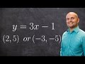 Understanding Points on a Line