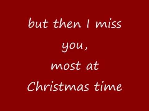 Mariah Carey - Miss You Most At Christmas Time (lyrics on screen)