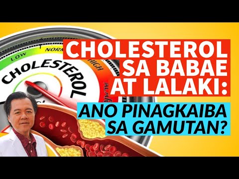 Cholesterol sa Babae at Lalaki. Ano Pagkakaiba sa Gamutan. (Edited and Reposted Video)