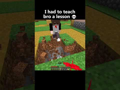 I had to teach bro a lesson 🙏