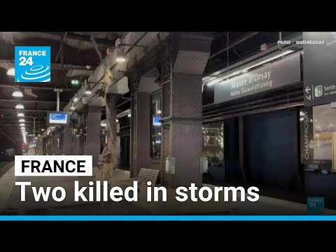 YouTube video thumbnail: Storms in France Leave 2 Dead, 17 Injured and Cause Parliament to Spring a Leak