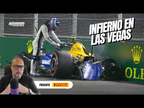 🚨 FRANCO COLAPINTO: Violento accidente en Las Vegas lo dejaría fuera de carrera