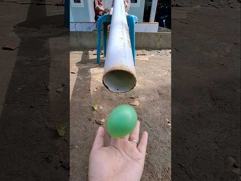 Keluar bola dari paralon #trendingshorts