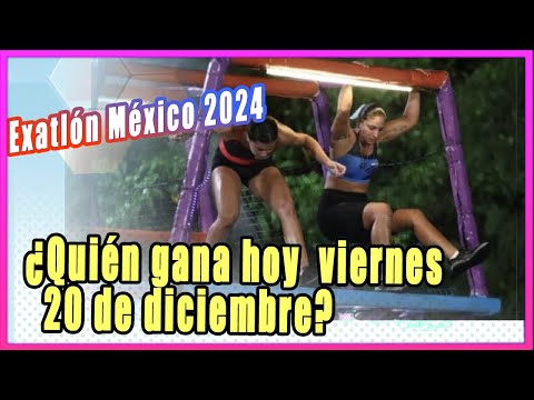 ¿Quién gana hoy en Exatlón México 2024 viernes 20 de diciembre?