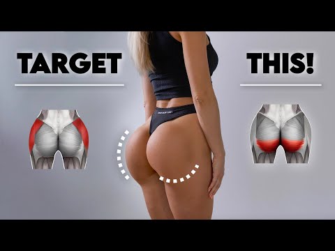 Side Butt (6 Exercises) & Under Butt (6 Exercises) - Lift & Grow Your Booty! No Equipment, At Home