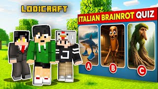 Guess the Italian Brainrot Tung tung tung Sahur Challenge in Minecraft (Tagalog)