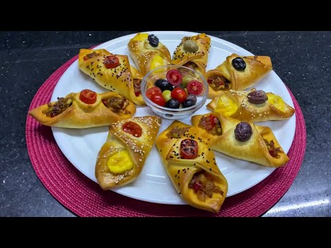بغاو فالدار ياكلوا حاجة بنينة و راكي عيانة؟ مملحات بعجينة قطنية بدون دلك او تعب