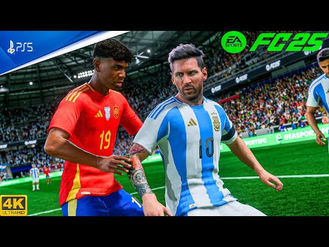 FC 25 - Argentina Vs Spain - World Cup 2026 | Ft. Messi ,Yamal | PS5™ [4K60]