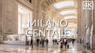 Milano Centrale, Italy's Largest Train Station [4K] Walking Tour