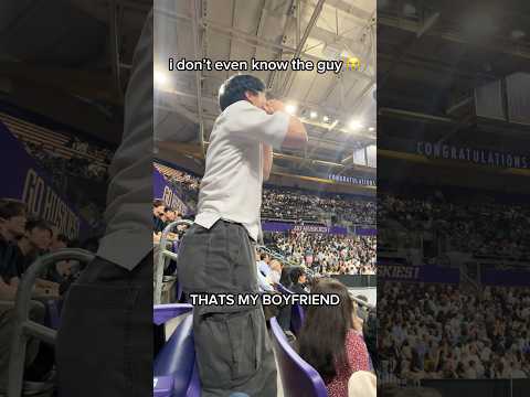 screaming “THATS MY BOYFRIEND” to a random guy at graduation 🤣 #short
