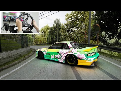 S13 Drifting Happogahara Touge (Max Graphics) | Assetto Corsa