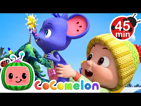 Deck the Halls ❄️ | CoComelon Animal Time | Animals for Kids