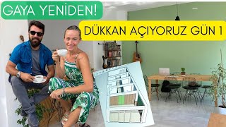 DÜKKAN AÇIYORUZ GÜN 1 - GAYA KÜLLERİNDEN DOĞUYOR... KAFE, DÜKKAN, DOLUM TESİSİ, MUTFAK STÜDYO