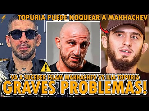 ⚠️¡LOCURA MAKHACHEV EN PELIGRO DE SER NOQUEADO POR TOPURIA ASEGURA VOLKANOVSKI! ¡POIRIER SE RETIRA!