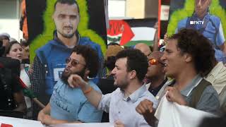 Mahmoud Kahlil Leads Thousands in March for Gaza in NYC