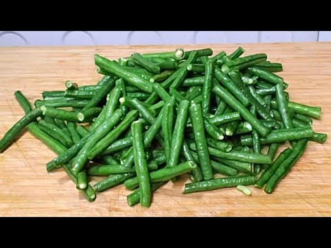 ENAK SEKALI!! KACANG PANJANG DIMASAK SEPERTI INI,RASANYA LEBIH ENAK,PASTI NAMBAH NASI TERUS!