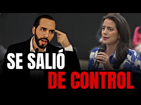 SALIÓ LLORANDO😂 Diputada le Faltó el Respeto a Bukele y así la cagan a piñas EN VIVO