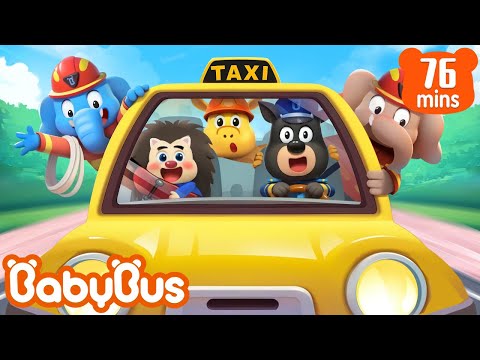 Xe taxi | An toàn khi ta đi taxi | Hoạt hình cảnh sát trưởng Labrador | BabyBus