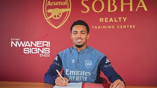 People, places, memories | Ethan Nwaneri signs new Arsenal contract ❤️