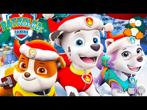 PAW Patrol Patrulha Canina Ao Resgate em Português 🎄 Natal 🎅 Jogo Patrulha Pata Android/iOS